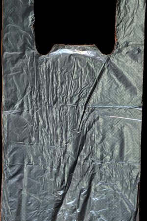 BOLSA CAMISETA 40X50 CM A-D NEGRA PAQ X 50 U