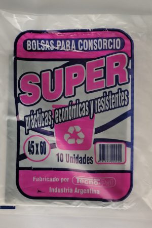 BOLSA RESIDUO EN PAQUETE PAQ X 10 U