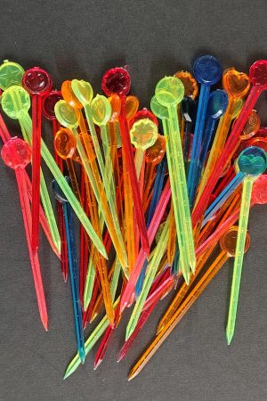PINCHE PLASTICO CARITA-FLOR PAQ X 1000 U